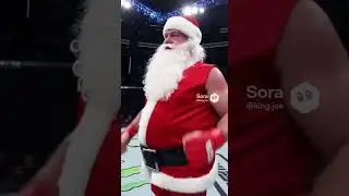 #santa #santaclaus #ufc #christmas #fighting