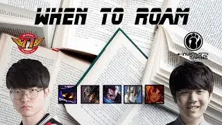 Faker Teaches when to Roam as a Mid Laner(Ft. IG Rookie)