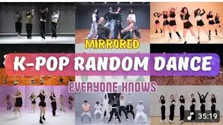 [Mirrored] k -pop random dance challenge everyone knows (2018- 2025)