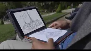 Slate ISKN : la surface qui permet de num&eacute;riser vos notes, croquis et dessins