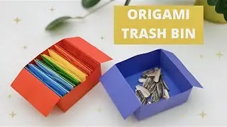 How to and Tutorial on Making Simple Origami Baskets:Versatile Paper Creations for Storage and Gifts
