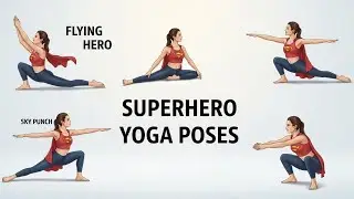 Superhero Yoga for Kid Girls | 13 Poses to Feel Brave & Strong | Yoga for Kids 