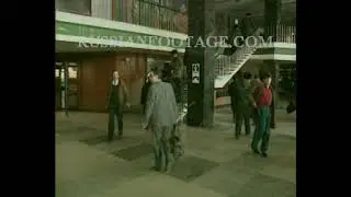 1993 Inside Russian State Duma Corridor Politics Yeltsin shaking hand. Government  FOOTAGE@tvdata.tv