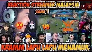 REACTION STREAMER !! SRG VS AERO MATCH 1 !! KRAMM LAPU LAPU MENGAMUK !! MPL MY S16 !!