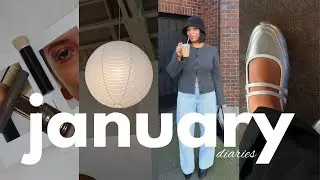 january diaries | home updates, date night, cozy cafe dates & a quick work trip to portland!