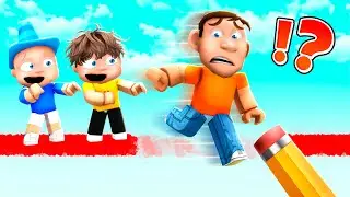 NEVER PLAY DOODLE OBBY with your Family.. (Roblox)