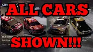 WRC 8 CAR LIST WRC, WRC2, Junior + Legendary