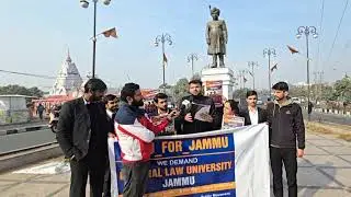 Jammu ke sath Discrimination ho raha hai, Youth aaya sadkon par 