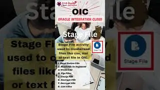 #oic #oracleintegration #integration #stagefile Stage File activity