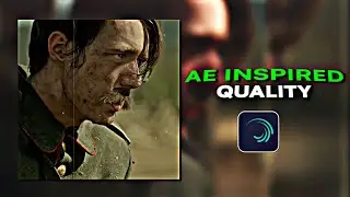 AE INSPIRED QUALITY TUTORIAL ALIGHT MOTION | ALIGHT MOTION CC