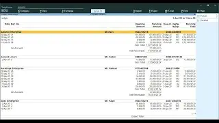 Tally Add On : Print Outstanding with Partywise Total & Contact Details in Tally Prime Software