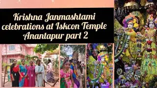 Iskcon temple Anantapur# 🎠🌺🌿Ram Lakshman fighting Masters at #😍Krishna Janmashtami celebration