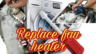 how replace heater fan motor candy wash and dyer machine.