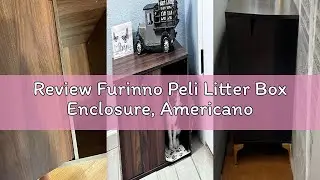 Review Furinno Peli Litter Box Enclosure, Americano