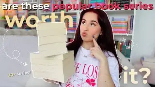 are these POPULAR BOOK SERIES worth the hype? 🤔🌷📖 | 20+ book series*
