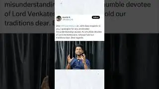 Karthi tweet E-Analysis || Thirupathi Laddu controversy || Thirumala ||  Understand To Speak