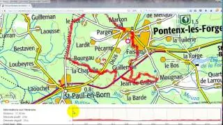 Visorando 2  Modification d'un itin&eacute;raire de randonn&eacute;e
