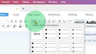 How To Add Bullets In WPS Office