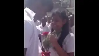 Valentine's Day Proposal in High School