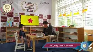Phần thi của ch&aacute;u Trần Quang Minh - Rose