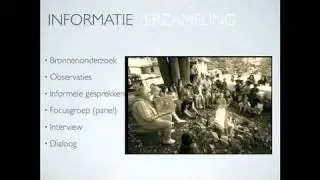 Tweede Videocollege: informatie verzamelen - hoe?