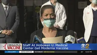 Hoboken Medical Workers Get Moderna Vaccine