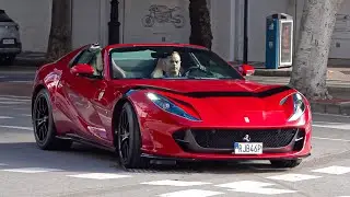 SUPERCARS in PUERTO BANUS 2023 -1- ( 812GTS, 300SL, Speciale, SV Roadster, GT3RS, Brabus S...)