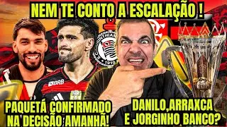 DIRETO DE BRASÍLIA! CONFIRMADO! PAQUETÁ VAI PRO JOGO! ARRAXCA BANCO? TUDO DA DECISÃO DA SUPERCOPA!