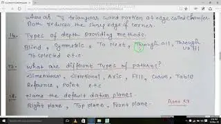 Creo Viva Questions and Answers  # Sketch and Part Mode
