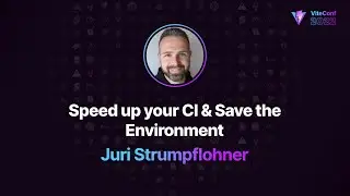 Speed up your CI & Save the Environment | Juri Strumpflohner | ViteConf 2022