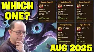 All The Choices Are Pretty Good! Monthly DP Ancient Runes August 2025 (Summoners War x Tekken 8)