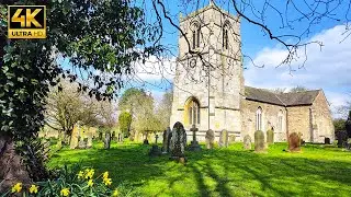 Fresh Spring Day in a Peaceful English Village | WALKINGTON, ENGLAND.