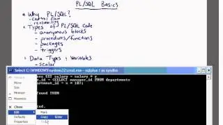 8 Oracle OCA 9i & 10G   PL SQL Basics