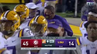 Alabama CRAZY 45 Point First Half vs LSU | 2020 College Football