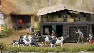H0 Modellbahn - Pemoba - animierte Figuren und Maschinen
