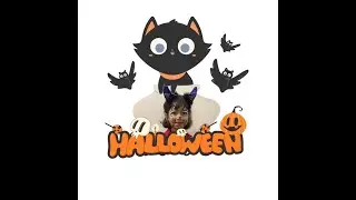 knock Knock Halloween Time II Mabel's Cat Halloween Costume II Great Fun II Trick Or Treat Halloween