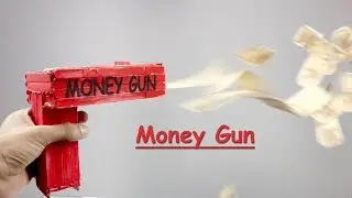 How to make money gun Flying money machine