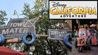 Mater's Junkyard Jamboree POV Ride Video Disney California Adventure Cars Land