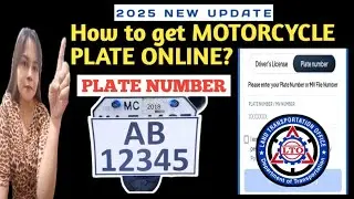 Paano kumuha ng PLATE NUMBER online sa LTO 2025? How to get LTO Plate Number online 2025?