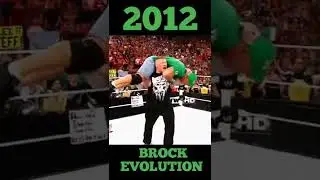 Brock Lesnar: Evolution of a WWE Superstar #shorts #wwe