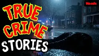 7 Disturbing True Crime Stories For Sleep With Rain Sound | Black Screen | Vol. 3