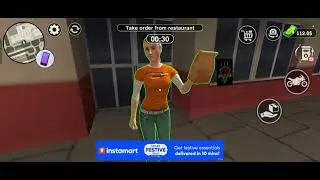 Food delivery boy gameplay Android phone parcel delivery boy game video game play