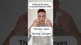 @DutchwithGael for more tips! Parts of the face in Dutch/Flemish