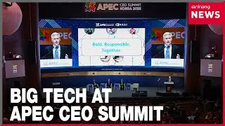 APEC CEO Summit Korea with global tech giants Google, Microsoft, TikTok