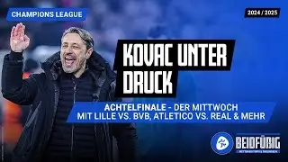Champions League Achtelfinale 12.03. 🏆 Lille - BVB, Atletico - Real, Arsenal - PSV, Villa - Br&uuml;gge