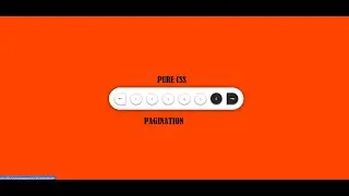 How to create Pagination menu in CSS || Ahnaf Onoy || PURE CSS || HTML CSS TUTORIAL