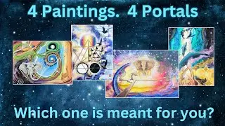 The Soul Codes Collection | 4 Channeled Paintings for Awakening