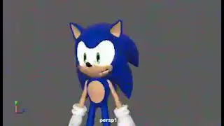 (unfinished animation) Sonic The Hedgehog - 
