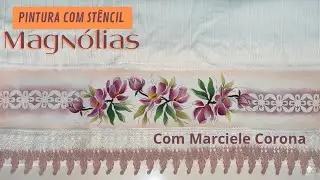 Pintando Magnólia com @arte.com-marcielecorona6743