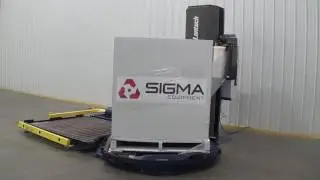 D1137 Lantech Q300XT Low Profile Stretch Wrapper SIGMA Equipment.
